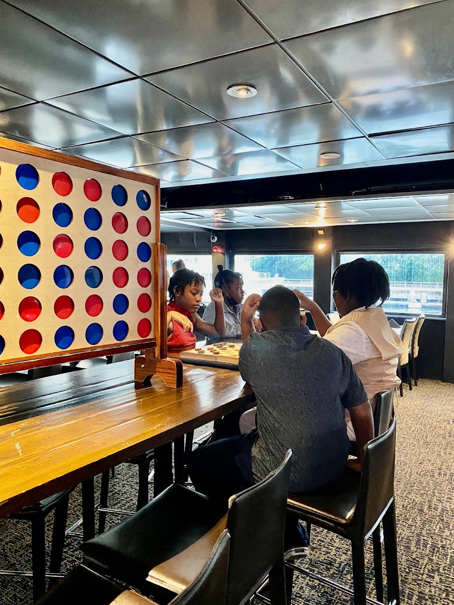 Game night on the cruise