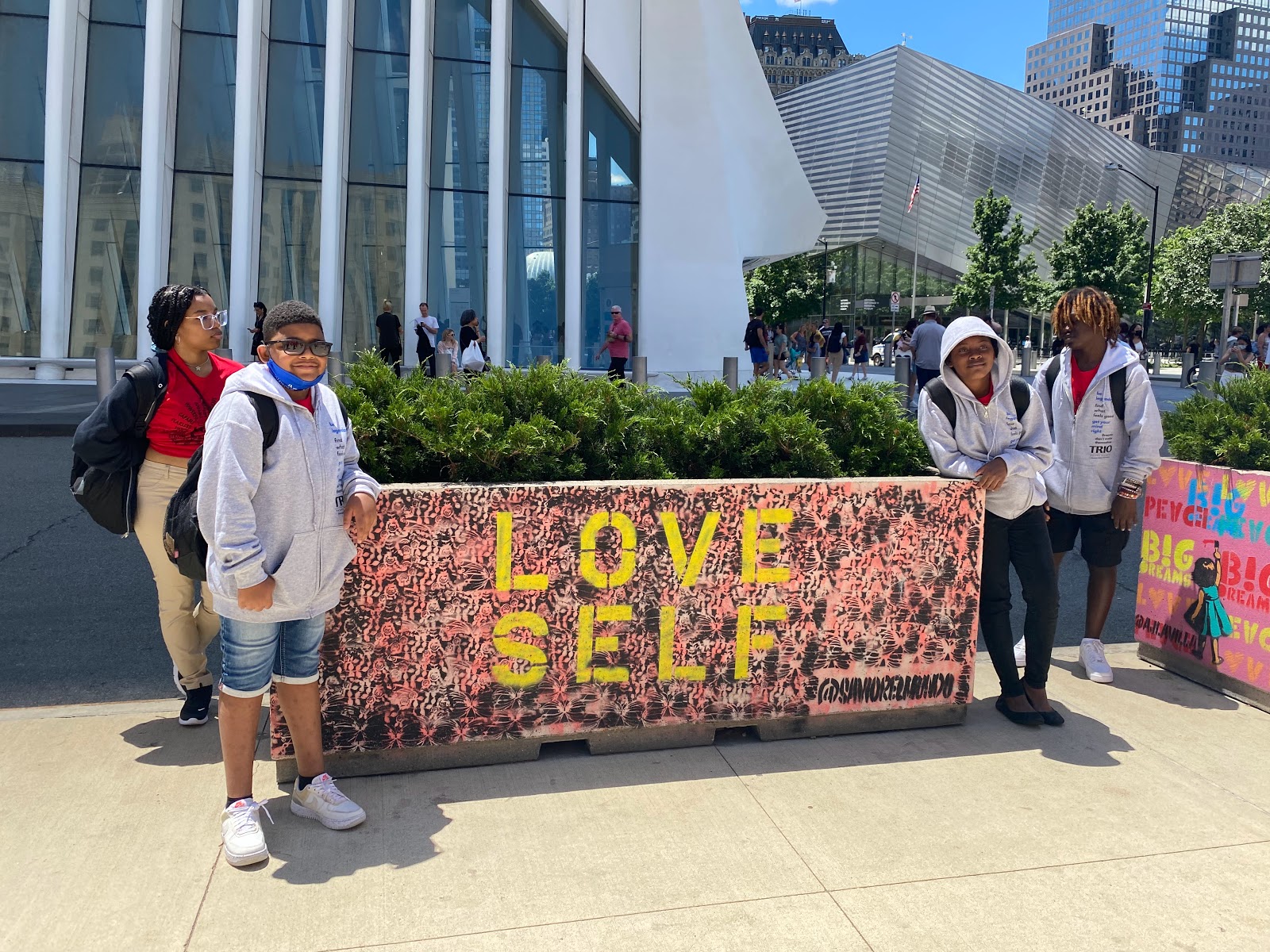 Youth program field trip at the art museum