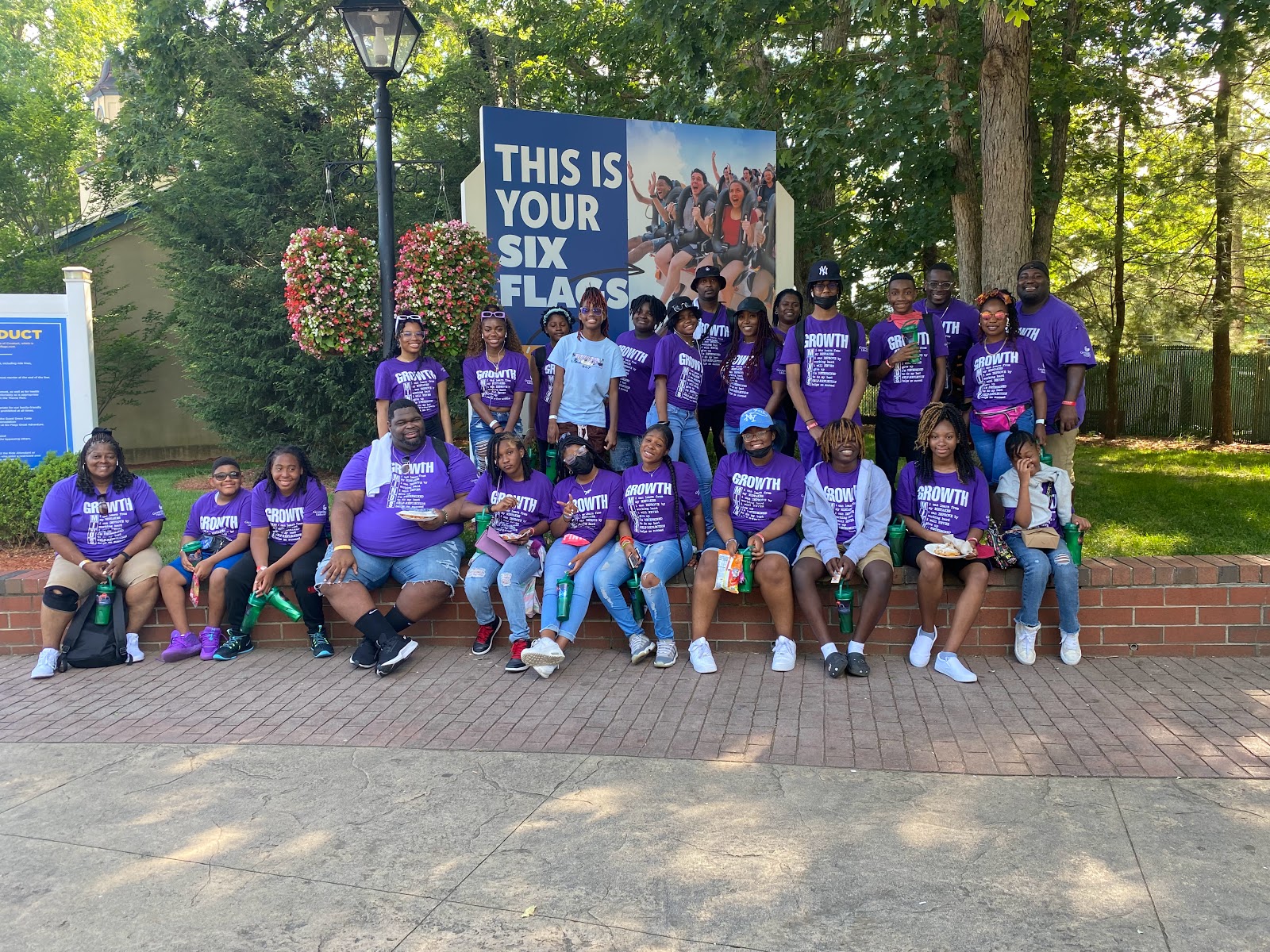 Theme park day with the squad